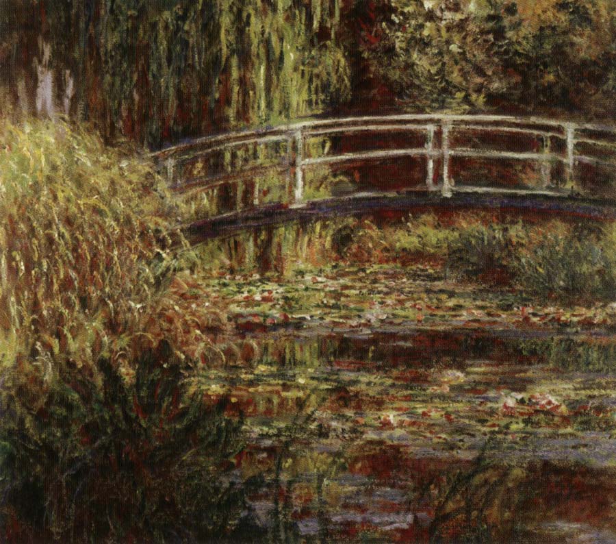 Claude Monet Water Lily Pool,Harmony in Pink